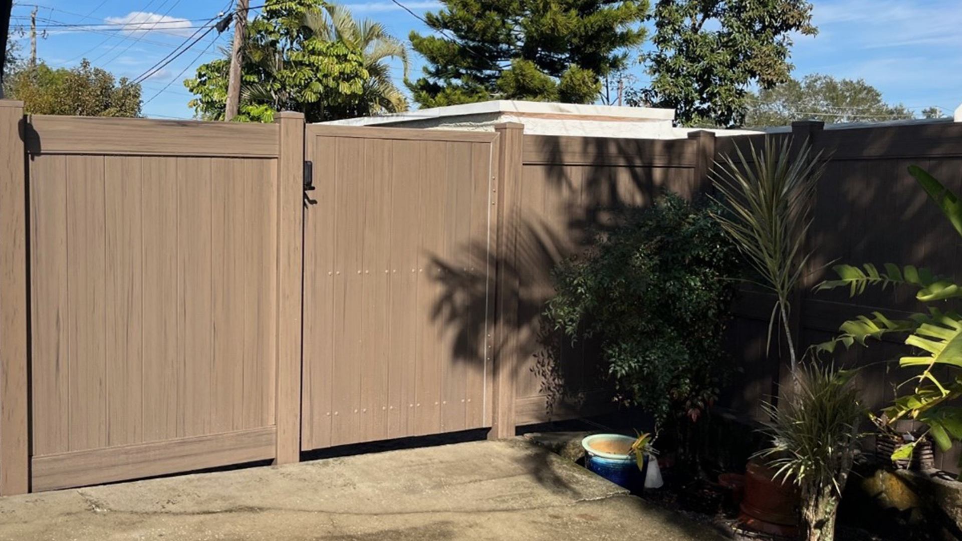 Timber Estate Vinyl Fence