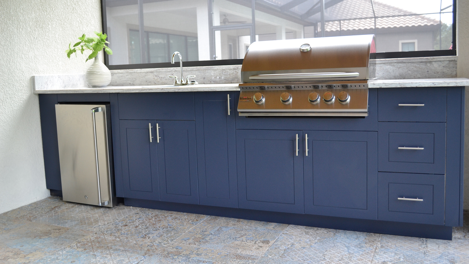 Premium Polymer Outdoor Kitchen Cabinets