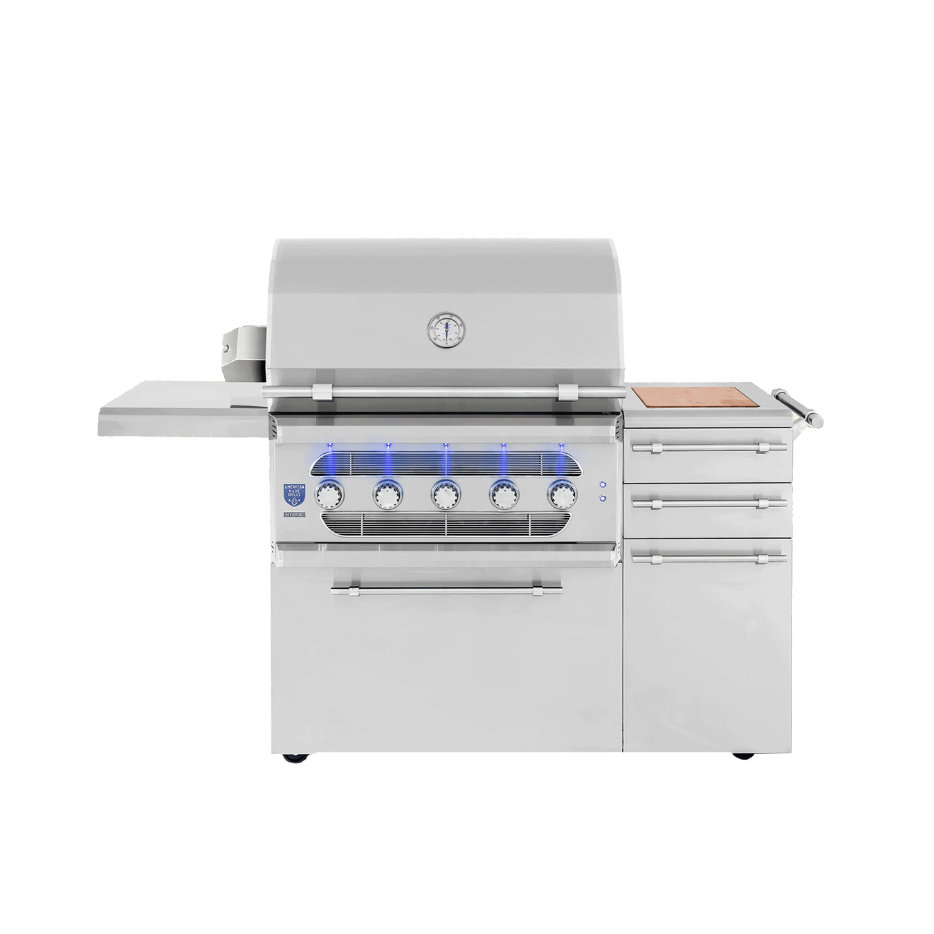 American Muscle Grill 36" Freestanding Hybrid Grill