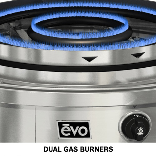 Evo Professional Wheeled Cart Griddle Grill